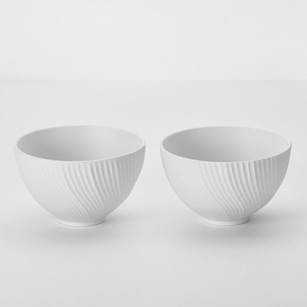[NEOFLAM] Set of 2 RONDA Ceramic Bowls for Pasta Ramen Noodle Pho-Dishwasher & Microwave Safe, Salad Bowls, Bowls, Rice Bowls, Soup-Made in Korea